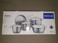 korkmaz astra cookware 9 pieces tefal 0