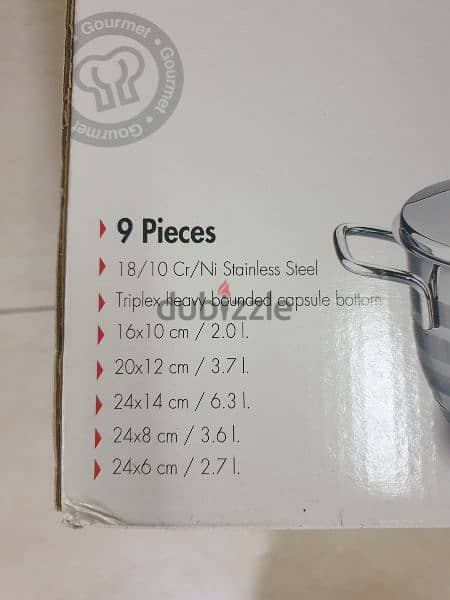 korkmaz astra cookware 9 pieces tefal 2