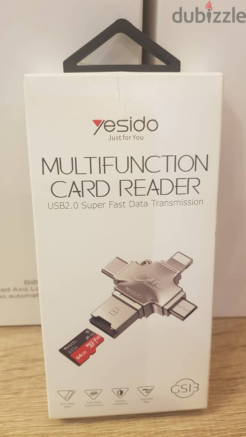 YESIDO MULTIFUNCTION CARD REDADER GS13 0