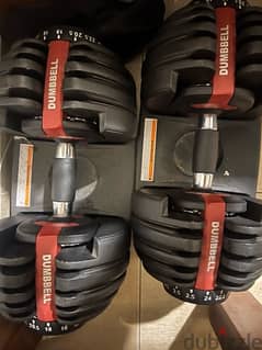 adjustable dumbells