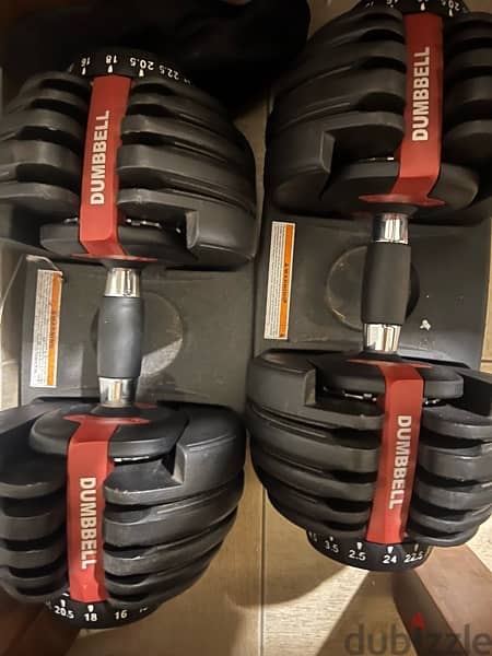 adjustable dumbells 0