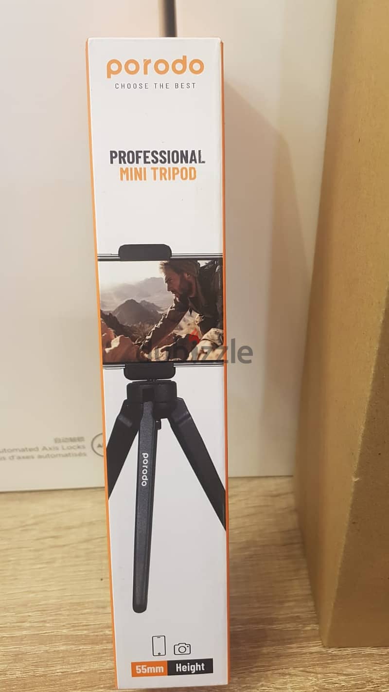 Porodo Professional Mini Tripod amazing & new price 0