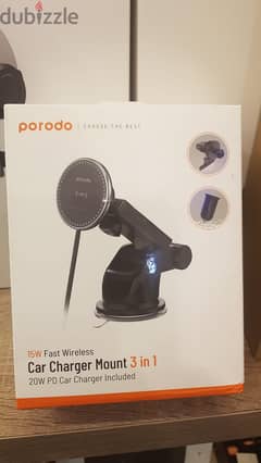 Porodo car charger mount PD-MCCCM great & new offer