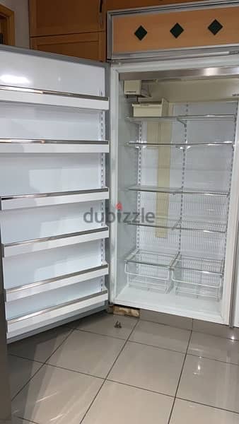 Original American Brand Large fridge and freezer Encastre 3