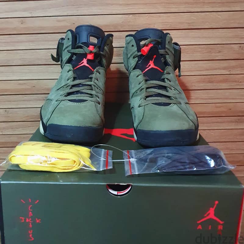 Nike Air Jordan 6 Travis Scott " Cactus Jack" 2