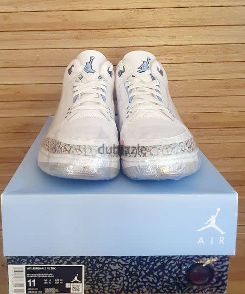 NIke Air Jordan 3  "UNC" 2