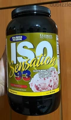 ISO Sensation protein supplement imported