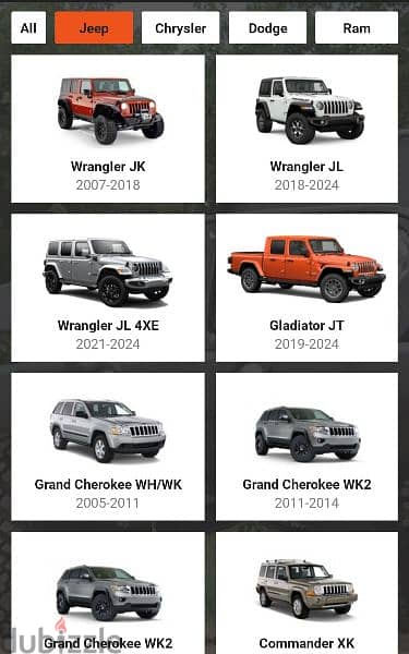 Jeep car scanner سكانر 3