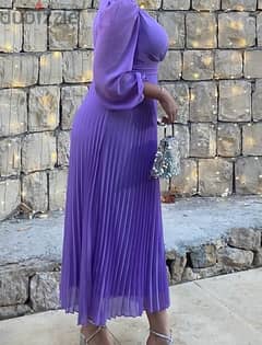 Elegant purple dress