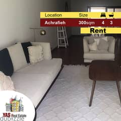 Achrafieh 300m2 | Spacious Flat | Furnished | Mint Condition | MO |