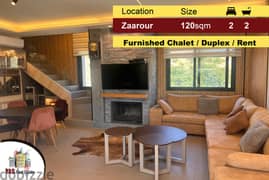 Zaarour Club 120m2 | Duplex Chalet | Furnished | Rent | Luxury | MO |