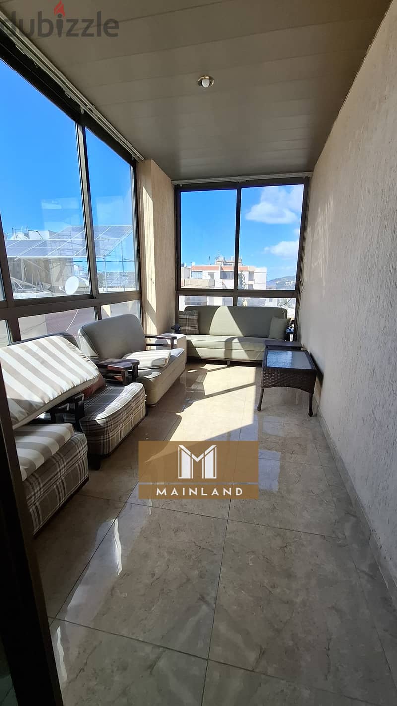 Fully furnished Mazraet Yachouh apartment for Rent 2