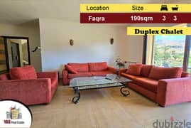 Faqra 190m2 | Duplex Chalet | Quiet Street | Brand New | DA | 0