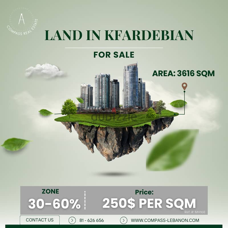 Land for Sale in Kfardebian 0