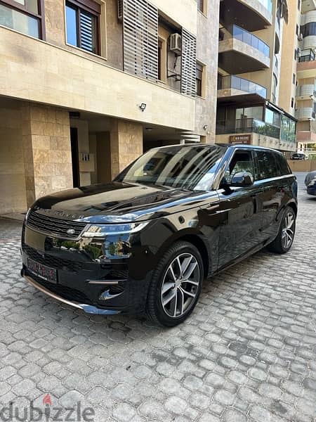 Range Rover Sport P 400 Autobiography 2023 black on red & black 1