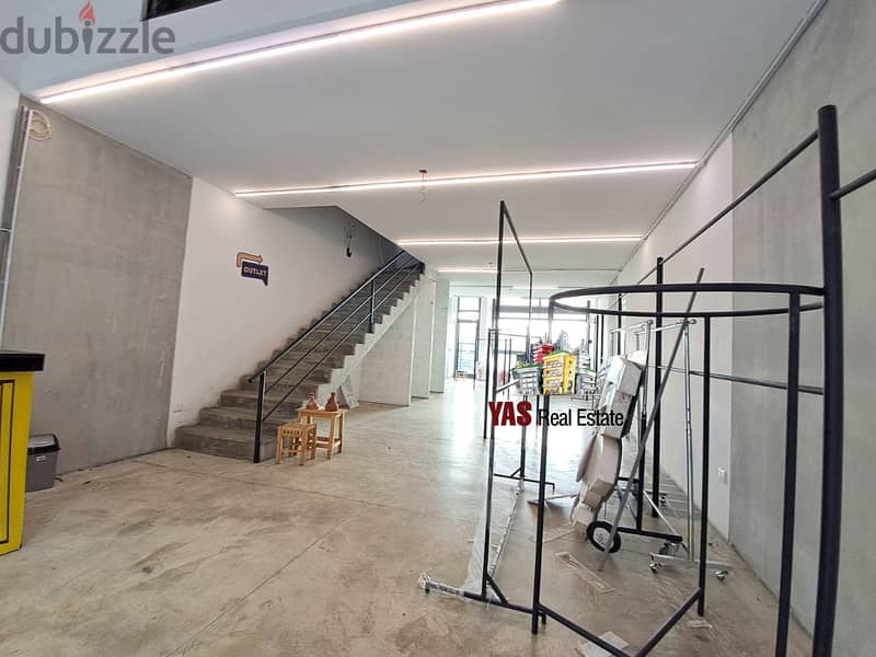 Mansourieh 130m2 | 70m2 Mezzanine | Shop | Rent | Prime Location |AMK 1