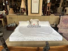 bed solid wood with mattress 0