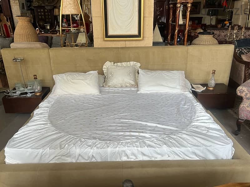 bed solid wood with mattress 7