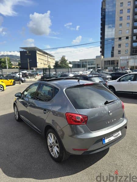 Seat Ibiza 2014 Full options panoramic no accident top car new tires 5