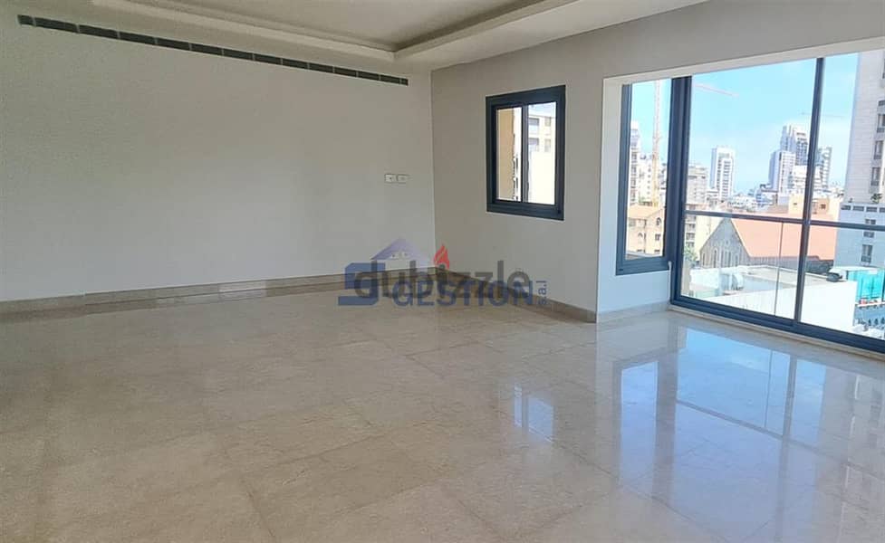 New Apartment + Balcony With Open View For Rent In Achrafieh 1