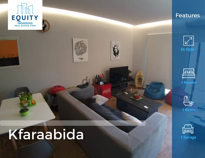 65 SQM Fully Furnished Aparmtent For Rent In Kfaraabida #CT95898 0