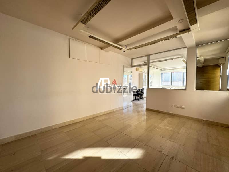 Semi-Furnished Office for Rent In Badaro - مكتب للإجار في بدارو 2