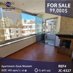 JC-4327 / Apartment for Sale in Zouk Mosbeh, شقة للبيع في ذوق مصبح