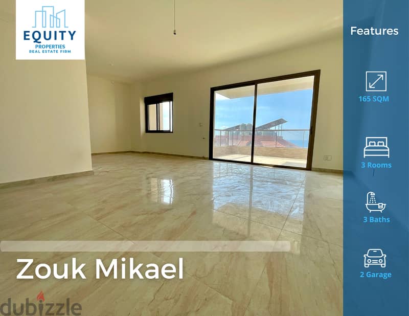 165SQM Apartment For Sale In Zouk Mikaelشقة للبيع في زوق مكايل#RK96426 0