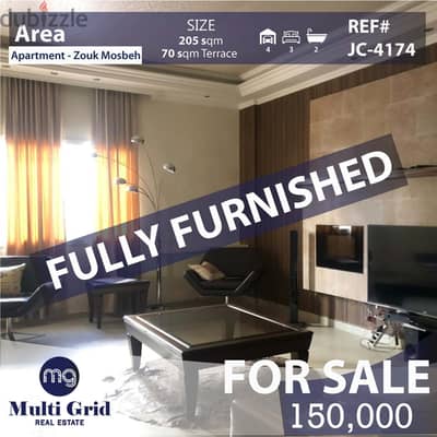 JC-4174 / Apartment for Sale in Zouk Mosbeh, شقة للبيع في ذوق مصبح