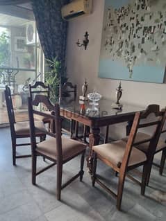 old authentic Henri 4 table