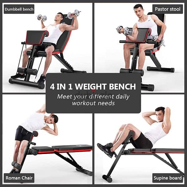 GetFit Adjustable Weight Bench 1