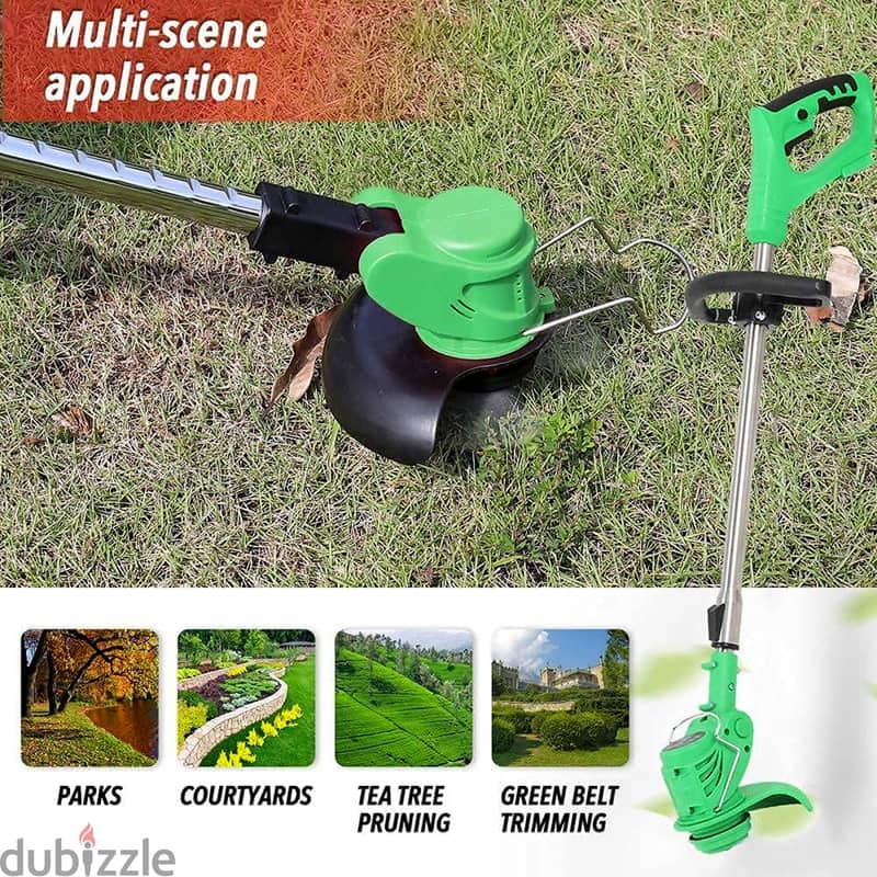 Cordless Grass Cutter – 21V High-Power Mower for Lawn Care 4