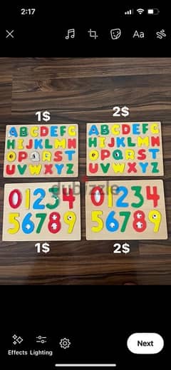 educatif wooden ABC 123 toys, mon 1er calendrier 0