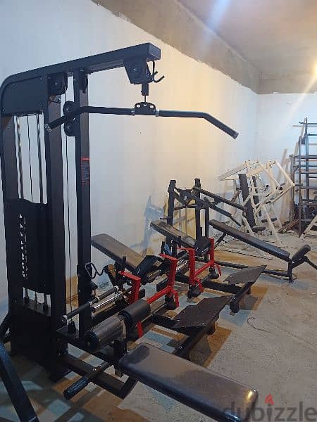 lat pull down & lat Row machine new 03027072 GEO GYM EQUIPMENT 0