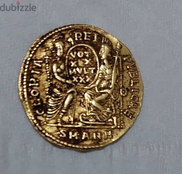 Ancient Roman Constantius II Gold Coin Solidus 337-361AD Antioch mint 1