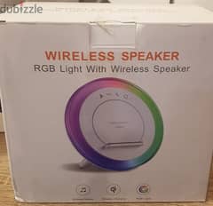 RGB light with wireless speaker