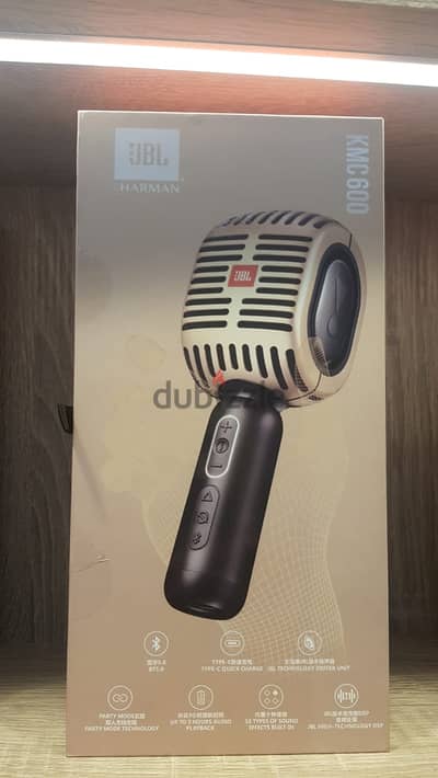 Jbl kMC 600 wireless Karaoke Microphone gold amazing & new price