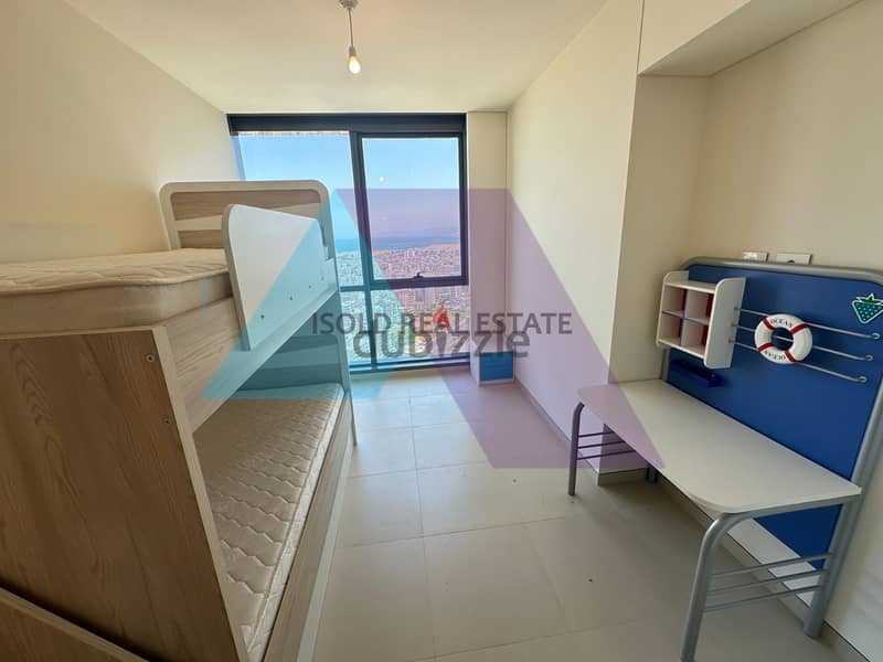 Luxurious 140 m2 apartment + Panoramic city view for sale in Dikweneh 4