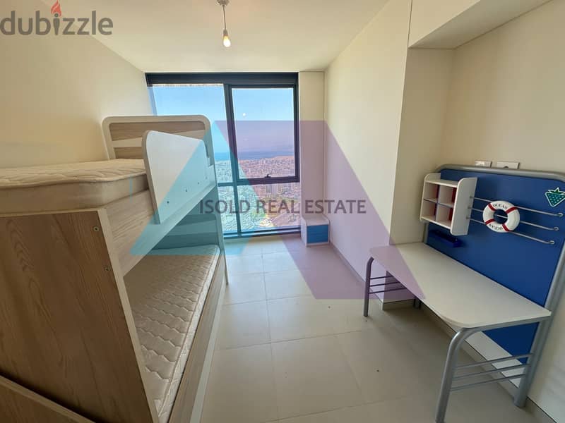 Luxurious 140 m2 apartment + Panoramic city view for rent in Dikwaneh 8