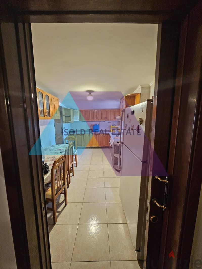 Fully Furnished 300 m2 apartment +100 m2 terrace for sale in Ballouneh 8