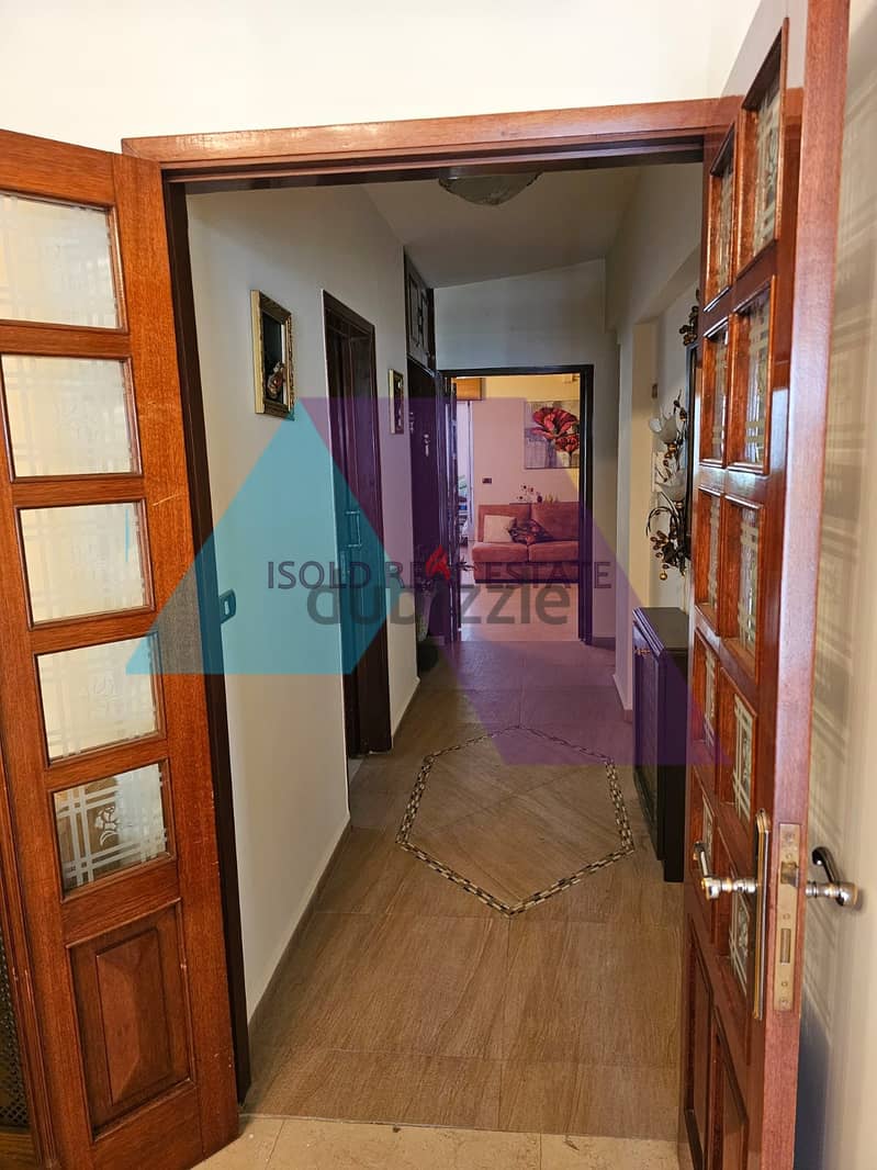 Fully Furnished 300 m2 apartment +100 m2 terrace for sale in Ballouneh 10