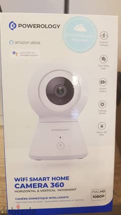 Powerology wifi smart home camera 360 0