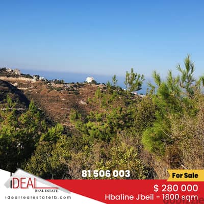 Land for sale in Hbaline Jbeil 1800 sqm ref#jh17373