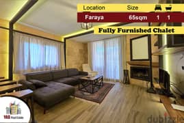 Faraya 65m2 | Fully Furnished | Decorated Flat | New | DA | 0