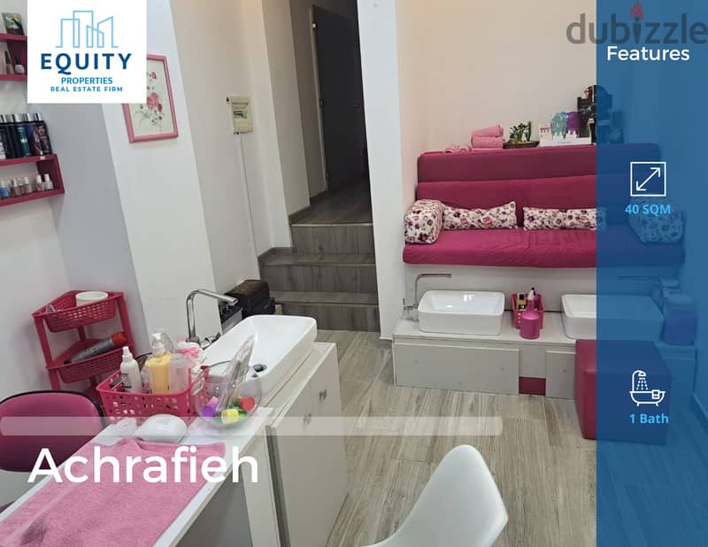 Fully Equipped Beauty Salon For Rent In Achrafieh #JZ96524 0