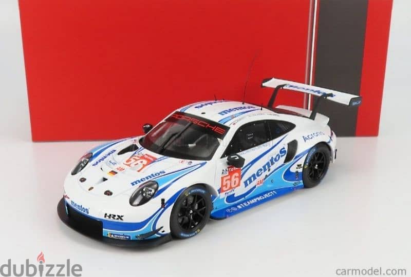 Porsche 911 RSR Team Project (LM 24h 2020) diecast car model 1;18. 5