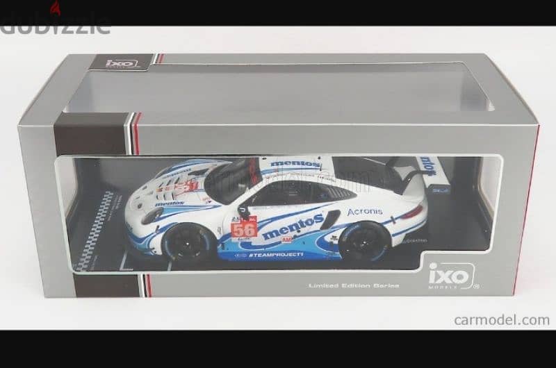 Porsche 911 RSR Team Project (LM 24h 2020) diecast car model 1;18. 6