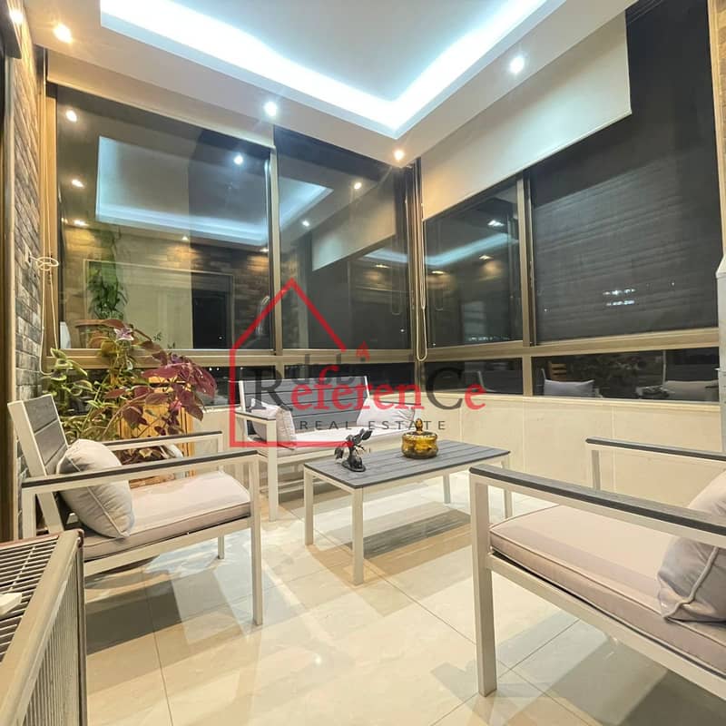 Fully decorated apartment for sale at hazmieh  شقة للبيع في الحازمية 4