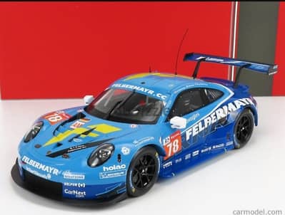 Porsche 911 RSR (Team Proton LM 24h 2020) diecast car model 1;18.