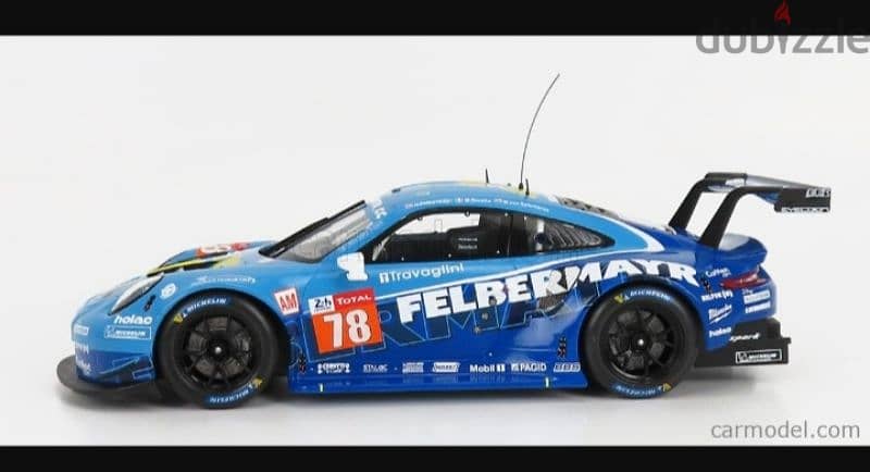 Porsche 911 RSR (Team Proton LM 24h 2020) diecast car model 1;18. 1